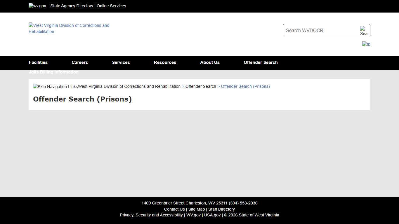 Offender Search (Prisons)